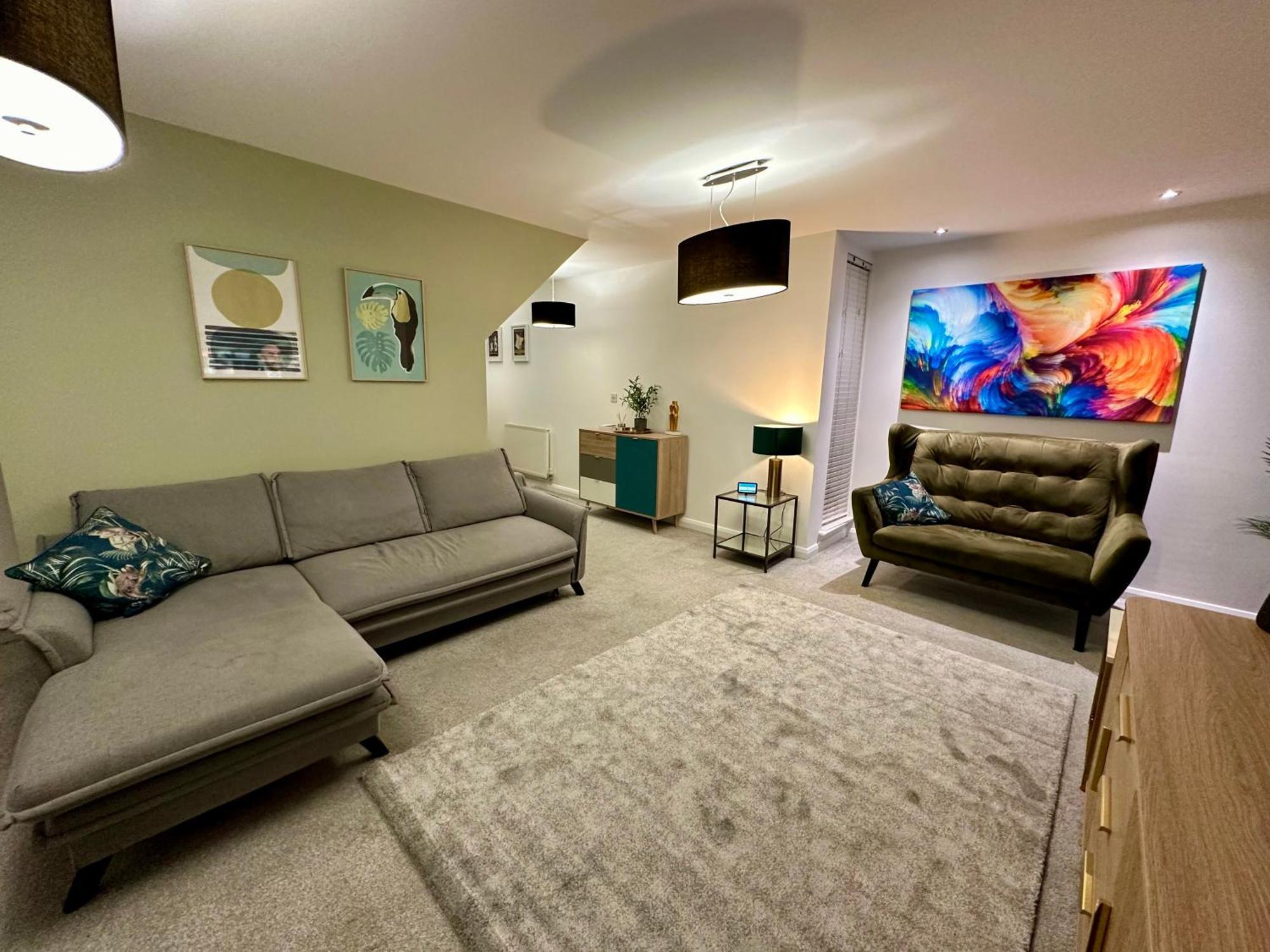 Ao & Etihad Stadium 6 Guest Stay- 3 Bedroom Central House With Parking & Wi Fi Manchester Exterior foto